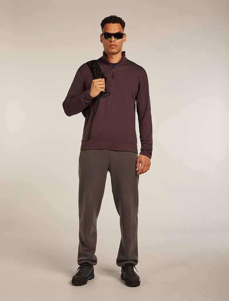 Icebreaker Merino 360 Realfleece™ Elemental Long Sleeve Half Zip Top - Man - Java - Size M sold by Icebreaker product image thumbnail 4