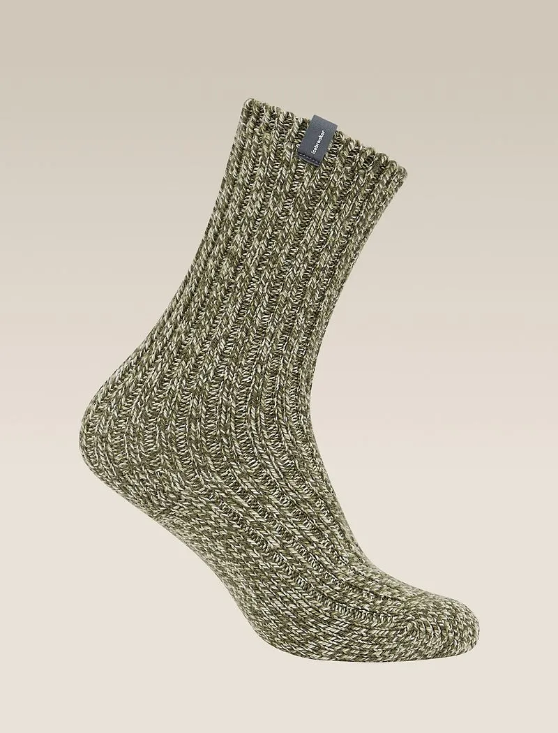 Icebreaker Merino Ski Lodge Crew Socks - Man - Loden/lichen - Size SM sold by Icebreaker product image thumbnail 2