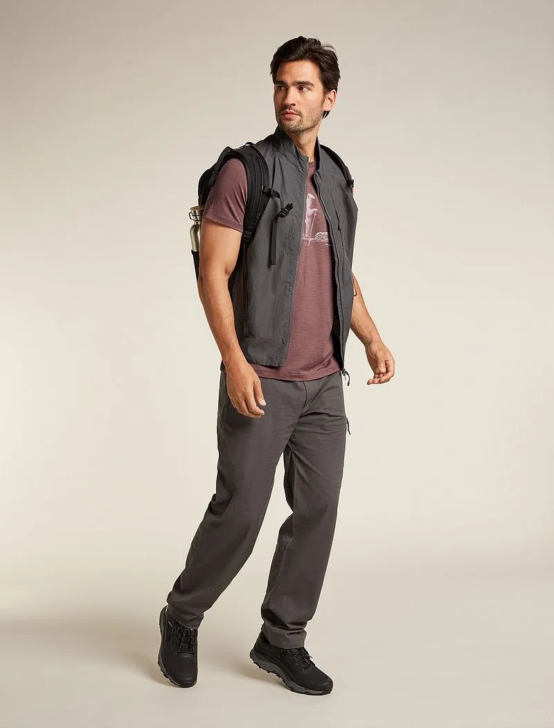 Icebreaker Merino 150 Tech Lite Short Sleeve T-Shirt Polar Paddle - Man - Carob - Size XXL sold by Icebreaker product image thumbnail 4