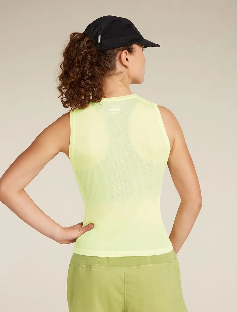 Icebreaker Merino Blend 75 Cool-Lite™ Featherlight™ Tank - Woman - Citrine - Size M sold by Icebreaker product image thumbnail 4