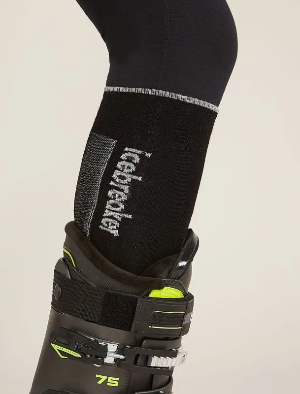 Icebreaker Merino Ski+ Ultralight Over The Calf Socks - Man - Black/ether - Size L sold by Icebreaker