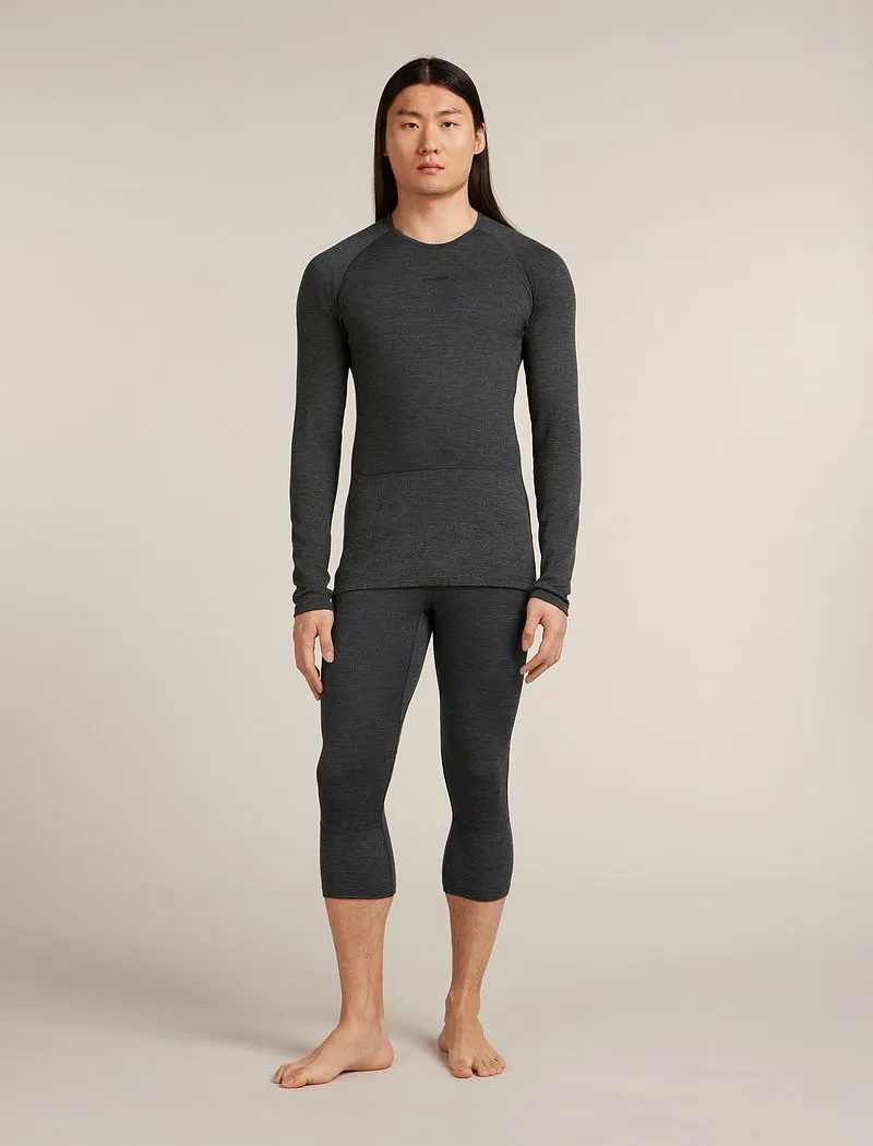 Icebreaker Merino 260 ZoneKnit™ 3/4 Thermal Leggings - Man - Jet Hthr - Size S sold by Icebreaker product image thumbnail 3