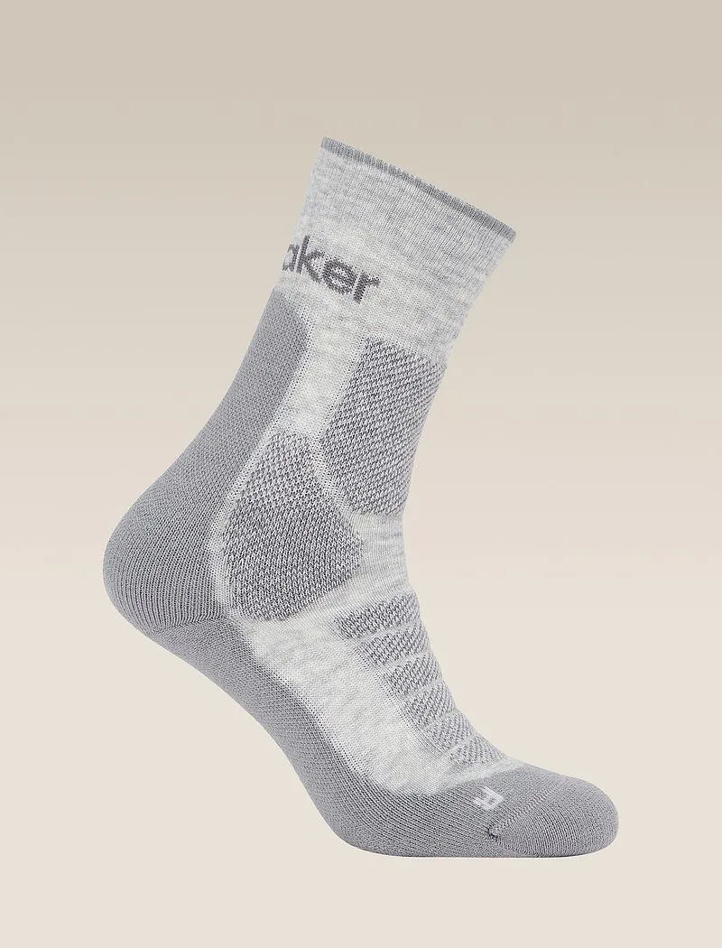 Icebreaker Merino Hike+ Heavy Crew Socks - Man - Blizzard Hthr/alloy - Size L sold by Icebreaker product image thumbnail 2