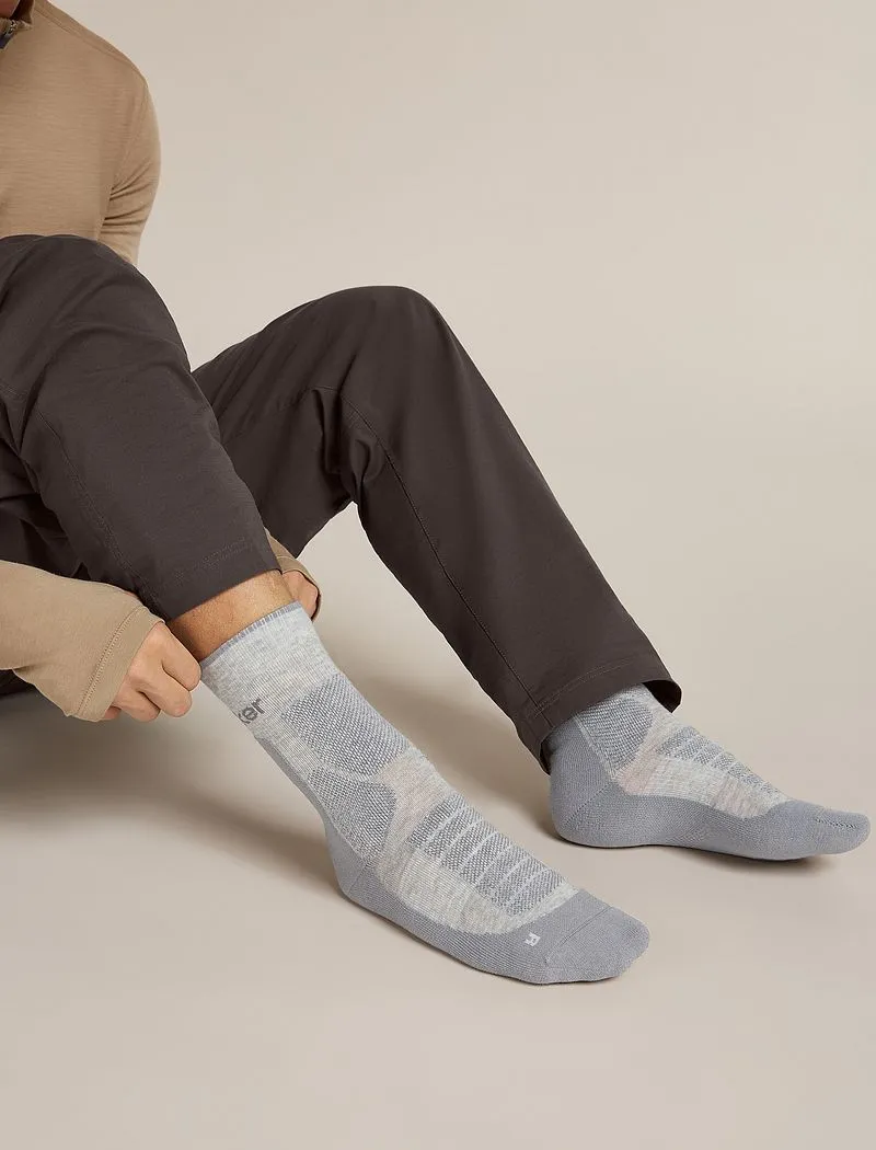 Icebreaker Merino Hike+ Heavy Crew Socks - Man - Blizzard Hthr/alloy - Size L sold by Icebreaker product image thumbnail 3