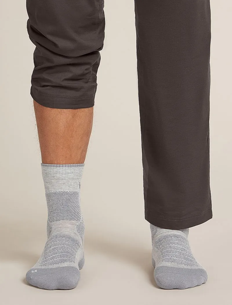 Icebreaker Merino Hike+ Heavy Crew Socks - Man - Blizzard Hthr/alloy - Size L sold by Icebreaker product image thumbnail 4