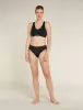 Icebreaker Merino Blend 125 Cool-Lite™ Sprite Racerback Bra - Woman - Black - Size XS sold by Icebreaker