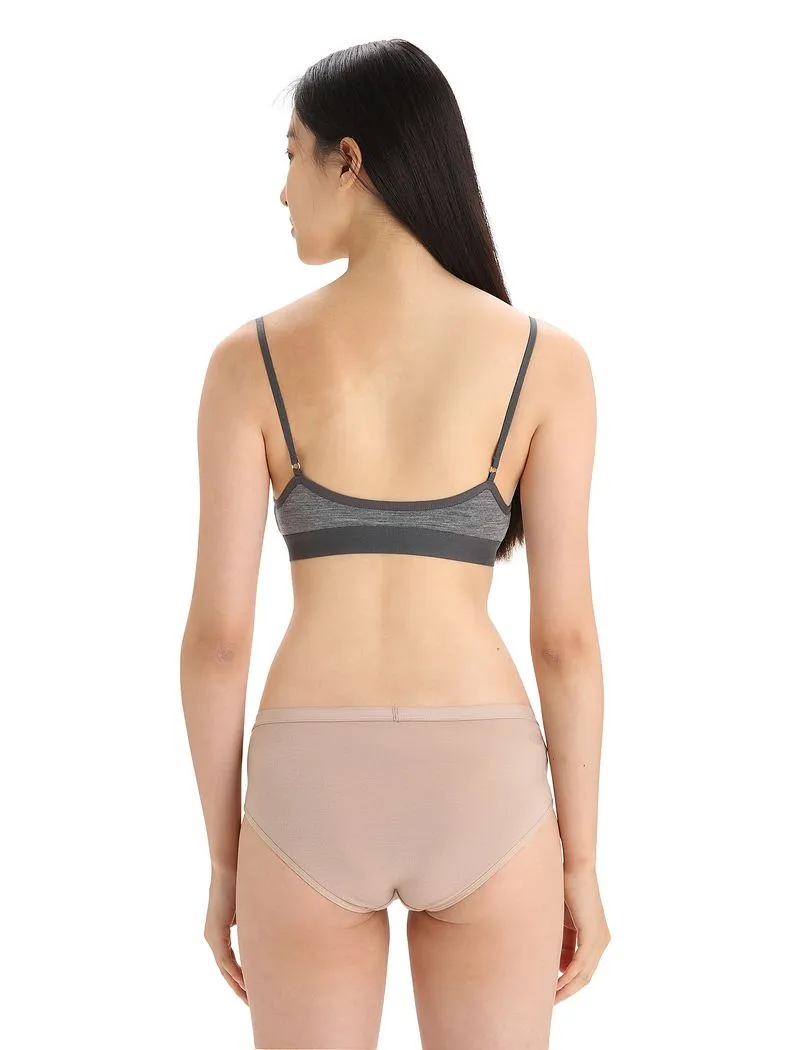 Icebreaker Merino 150 Siren Bra - Woman - Gritstone Heather - Size M sold by Icebreaker product image thumbnail 2
