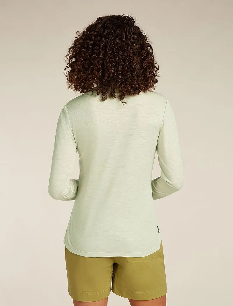 Icebreaker Merino 150 Tech Lite Long Sleeve T-Shirt - Woman - Ashen - Size XS sold by Icebreaker product image thumbnail 2