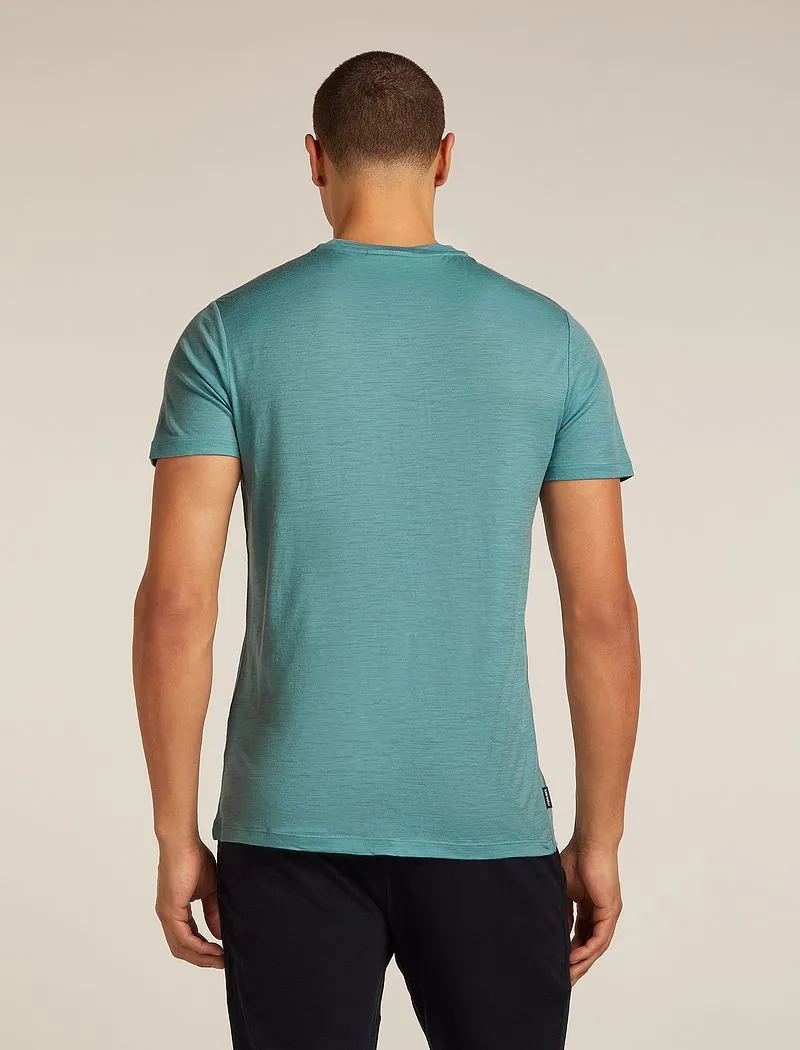 Icebreaker Merino 150 Tech Lite Short Sleeve T-Shirt The Climb - Man - Hydro - Size XL sold by Icebreaker product image thumbnail 2