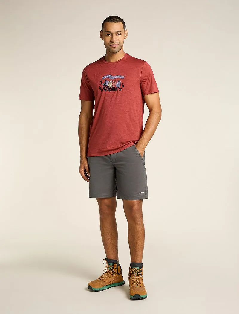 Icebreaker Merino 150 Tech Lite Short Sleeve T-Shirt Hike Together - Man - Jasper - Size S sold by Icebreaker product image thumbnail 3