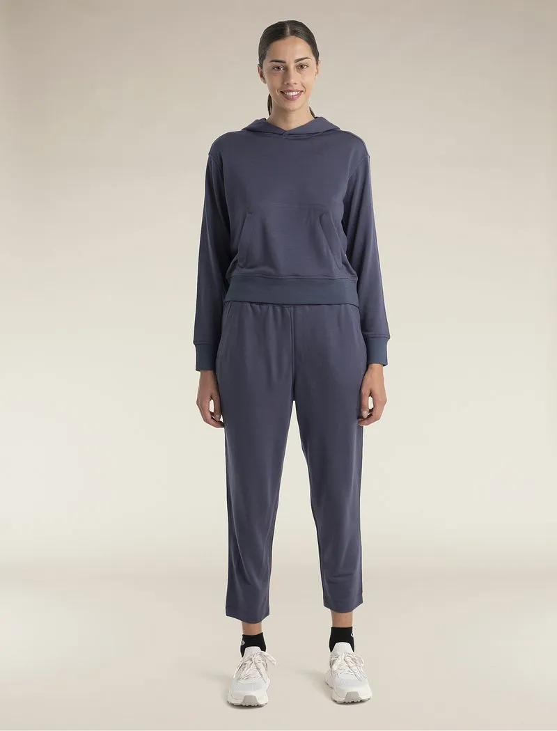 Icebreaker Merino Blend 200 Crush Long Sleeve Hoodie - Woman - Graphite - Size M sold by Icebreaker product image thumbnail 3