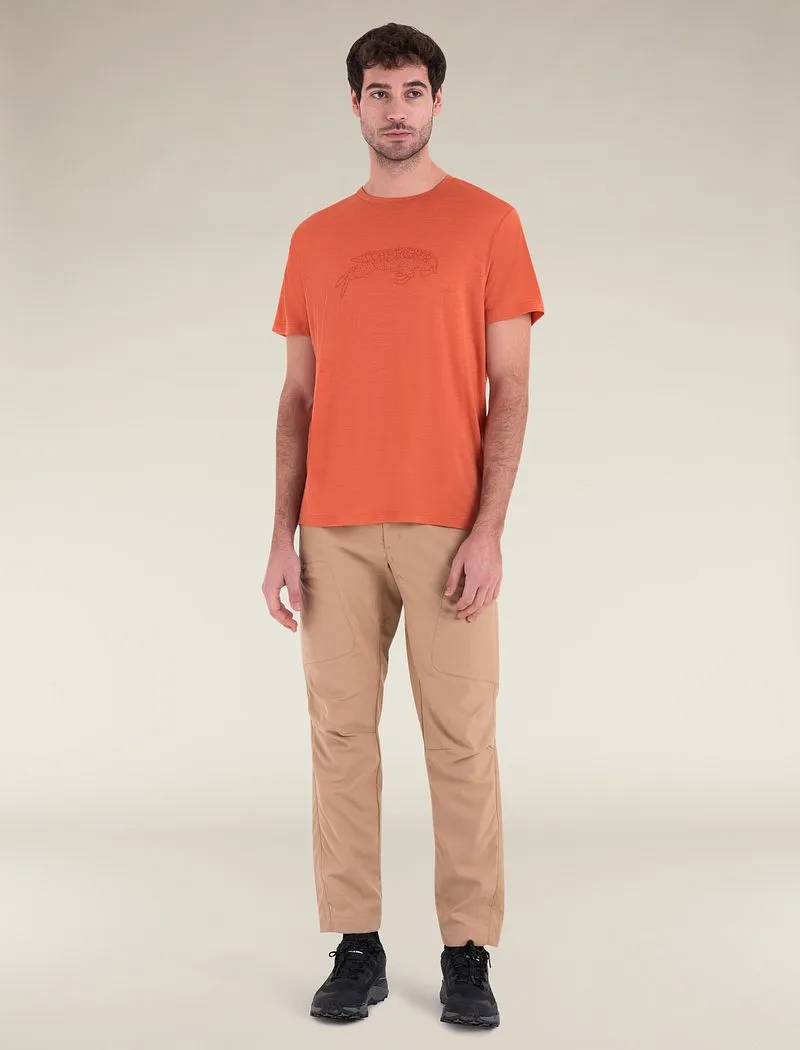 Icebreaker Merino 150 Tech Lite III T-Shirt IB Ewe Bound - Man - Ember - Size M sold by Icebreaker product image thumbnail 3