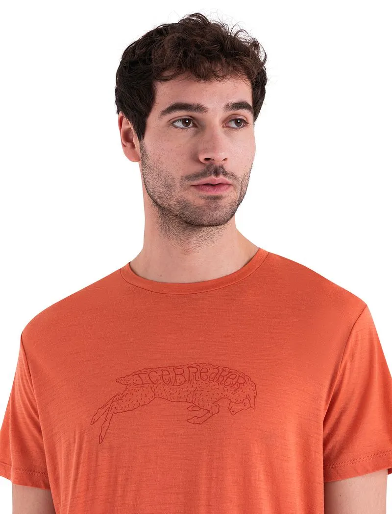 Icebreaker Merino 150 Tech Lite III T-Shirt IB Ewe Bound - Man - Ember - Size M sold by Icebreaker product image thumbnail 4