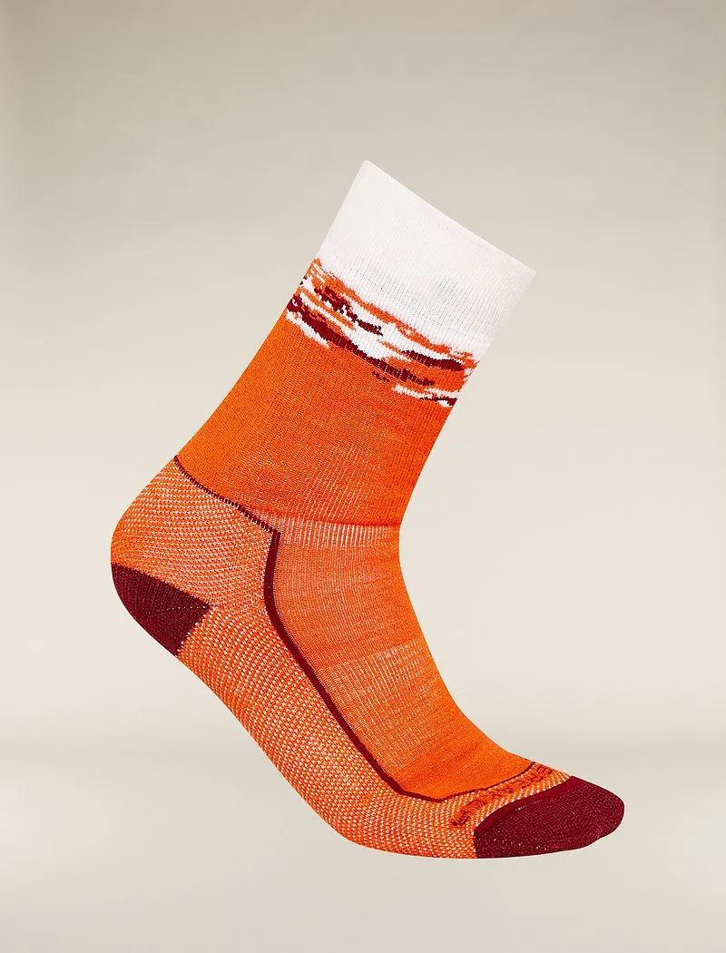 Icebreaker Merino Hike+ Medium Crew Socks Sedimentary - Man - Blaze/port - Size S sold by Icebreaker product image thumbnail 2