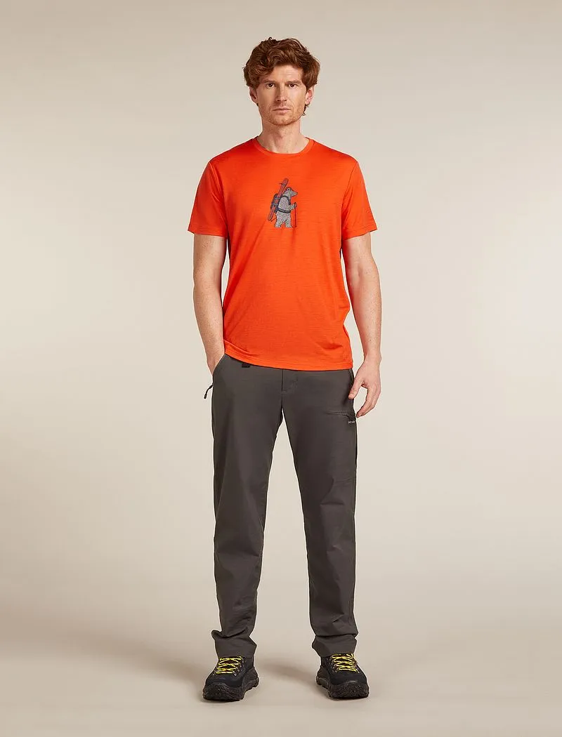 Icebreaker Merino 150 Tech Lite Short Sleeve T-Shirt Bear Tour - Man - Fervid - Size L sold by Icebreaker product image thumbnail 3