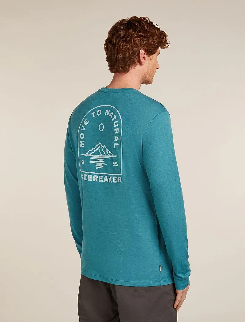 Icebreaker Merino 150 Tech Lite Long Sleeve T-Shirt Road To Cook - Man - Topaz - Size S sold by Icebreaker product image thumbnail 2