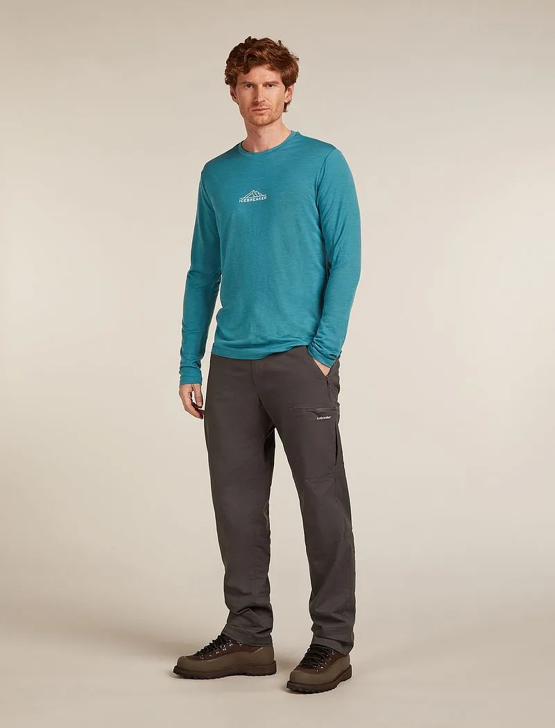 Icebreaker Merino 150 Tech Lite Long Sleeve T-Shirt Road To Cook - Man - Topaz - Size S sold by Icebreaker product image thumbnail 3