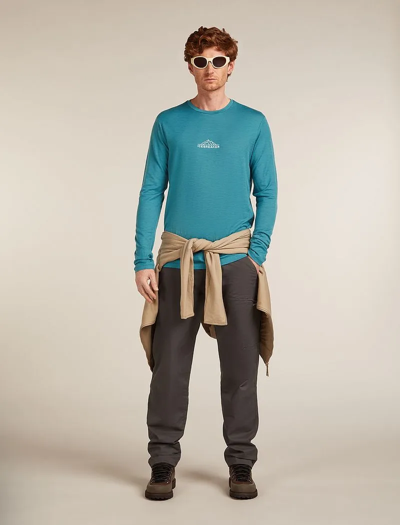 Icebreaker Merino 150 Tech Lite Long Sleeve T-Shirt Road To Cook - Man - Topaz - Size S sold by Icebreaker product image thumbnail 4