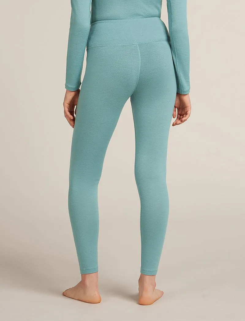 Icebreaker Merino 260 Tech High Rise Thermal Leggings - Woman - Hydro - Size L sold by Icebreaker product image thumbnail 2
