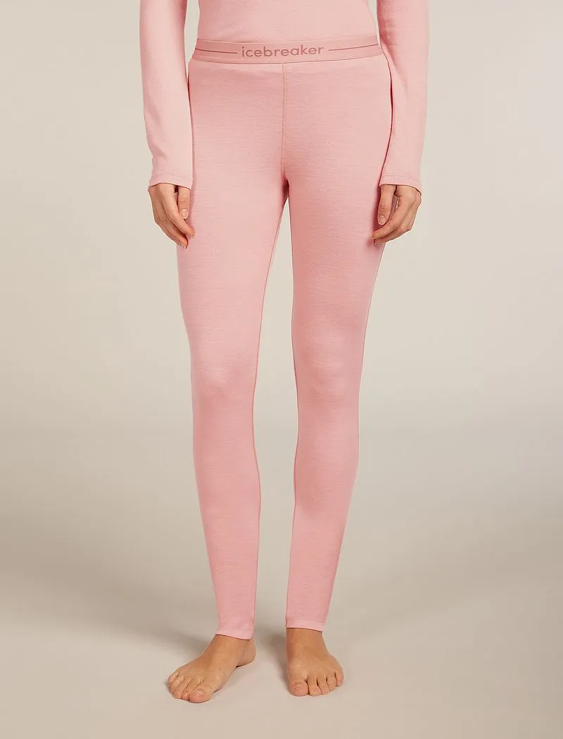 Icebreaker Merino 260 Tech Thermal Leggings - Woman - Blush - Size XL sold by Icebreaker