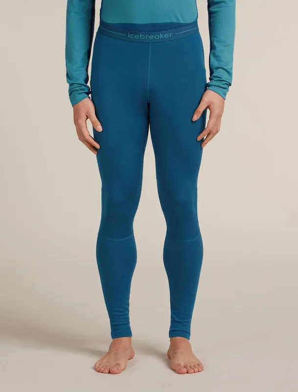 Icebreaker Merino 200 ZoneKnit™ Thermal Leggings - Man - Atlantis - Size XL sold by Icebreaker