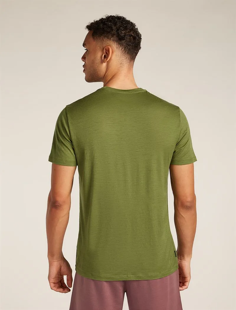 Icebreaker Merino 150 Tech Lite Short Sleeve T-Shirt Cosy Camper - Man - Sphagnum - Size S sold by Icebreaker product image thumbnail 2