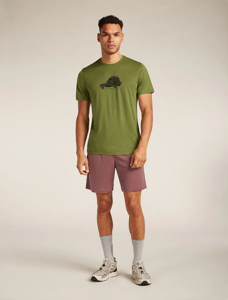 Icebreaker Merino 150 Tech Lite Short Sleeve T-Shirt Cosy Camper - Man - Sphagnum - Size S sold by Icebreaker product image thumbnail 3