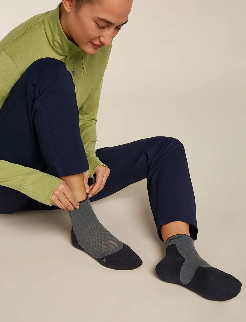 Icebreaker Merino Hike+ Light Mini Socks - Woman - Obsidian/black - Size S sold by Icebreaker product image thumbnail 3
