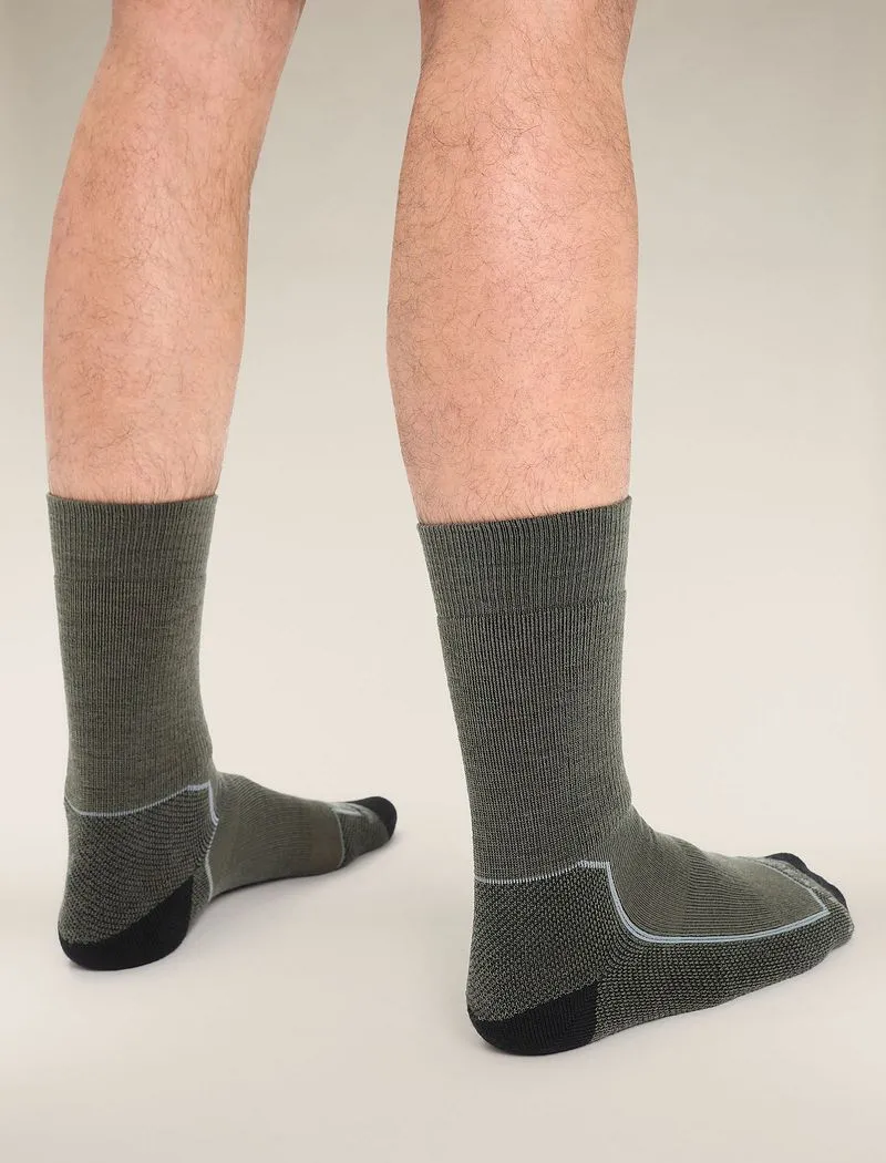 Icebreaker Merino Hike+ Medium Crew Socks - Man - Loden/black - Size S sold by Icebreaker product image thumbnail 2
