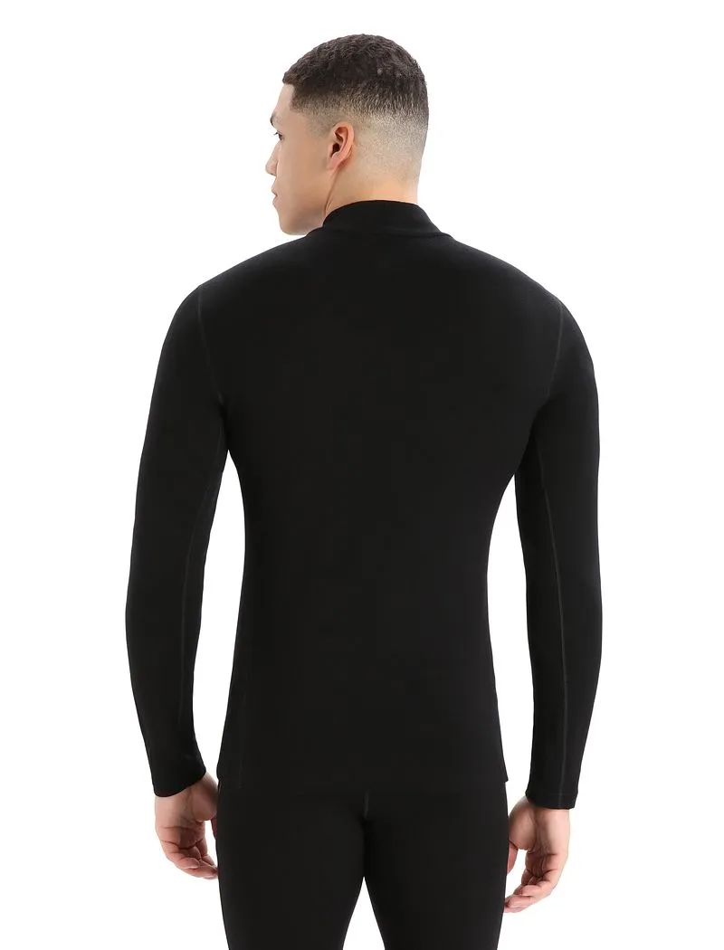 Icebreaker Merino 260 Tech Long Sleeve Turtleneck Thermal Top - Man - Black - Size L sold by Icebreaker product image thumbnail 2