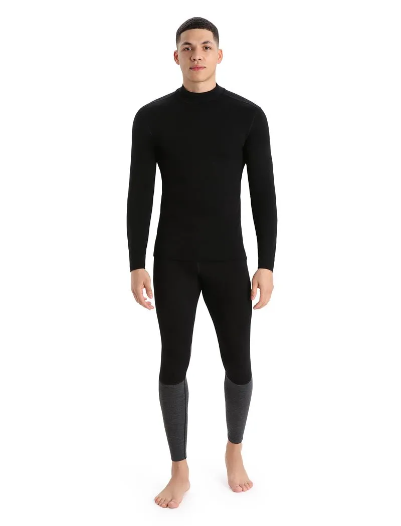 Icebreaker Merino 260 Tech Long Sleeve Turtleneck Thermal Top - Man - Black - Size L sold by Icebreaker product image thumbnail 3