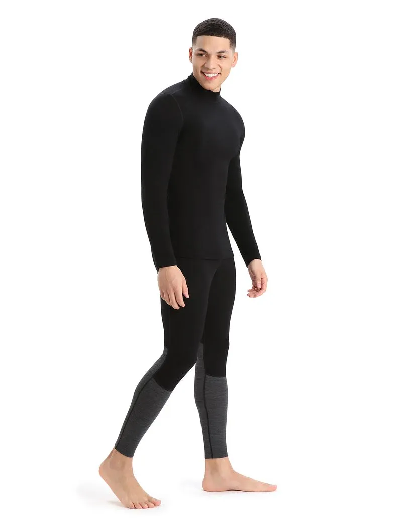 Icebreaker Merino 260 Tech Long Sleeve Turtleneck Thermal Top - Man - Black - Size L sold by Icebreaker product image thumbnail 5