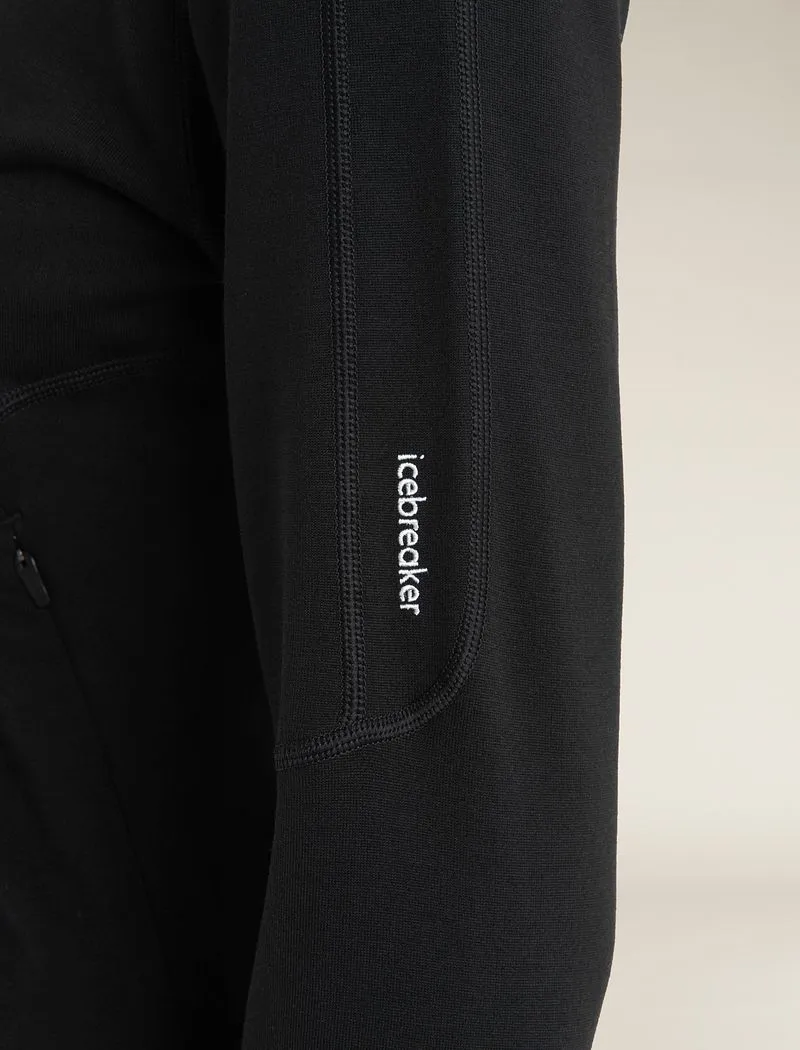 Icebreaker Merino 560 Realfleece™ Elemental Long Sleeve Zip - Woman - Black - Size S sold by Icebreaker product image thumbnail 4