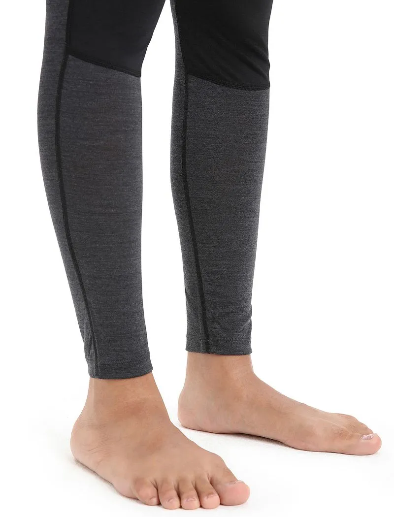 Icebreaker Merino Blend 125 ZoneKnit™ Thermal Leggings - Woman - Black/jet Heather - Size M sold by Icebreaker product image thumbnail 5