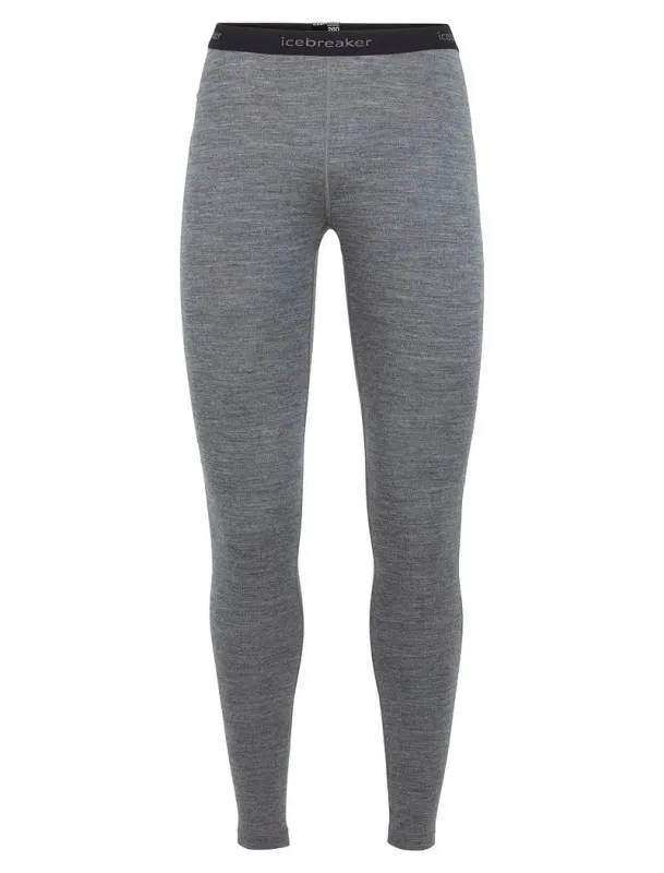 Icebreaker Merino 260 Tech Thermal Leggings - Woman - Gritstone Heather - Size XXXL sold by Icebreaker