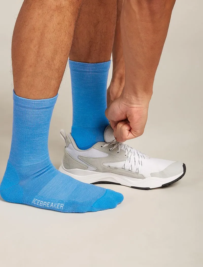 Icebreaker Merino Lifestyle Light Crew Socks - Man - Arctic/snow - Size S sold by Icebreaker