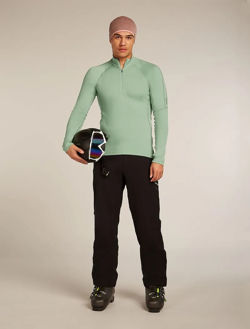 Icebreaker 300 MerinoFine™ Polar Long Sleeve Half Zip Thermal Top - Man - Seaglass - Size L sold by Icebreaker product image thumbnail 4