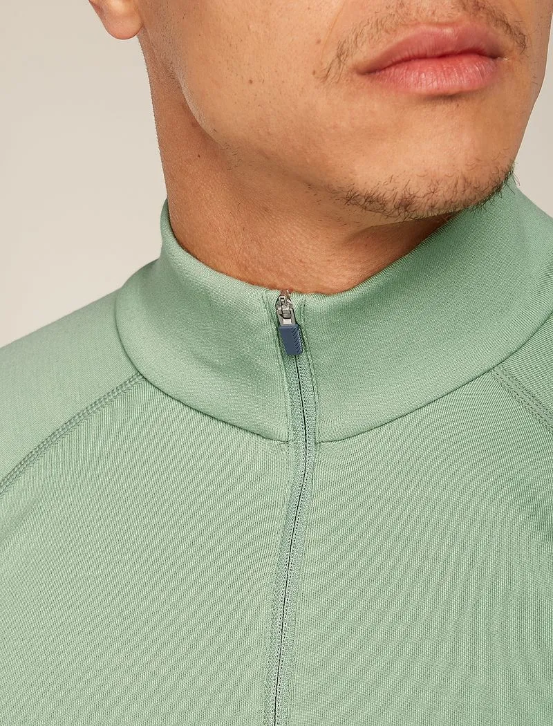 Icebreaker 300 MerinoFine™ Polar Long Sleeve Half Zip Thermal Top - Man - Seaglass - Size L sold by Icebreaker product image thumbnail 5