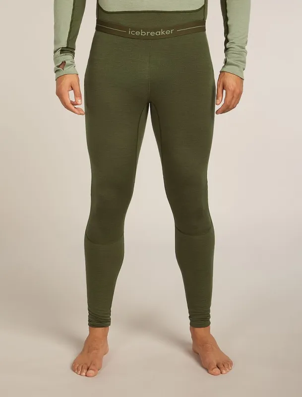 Icebreaker 260 ZoneKnit™ Thermal Leggings - Man - Loden - Size S sold by Icebreaker