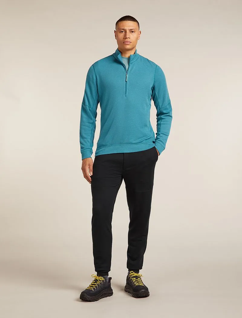 Icebreaker Merino 260 Waffle Knit Wander Long Sleeve Half Zip - Man - Topaz - Size XL sold by Icebreaker product image thumbnail 3