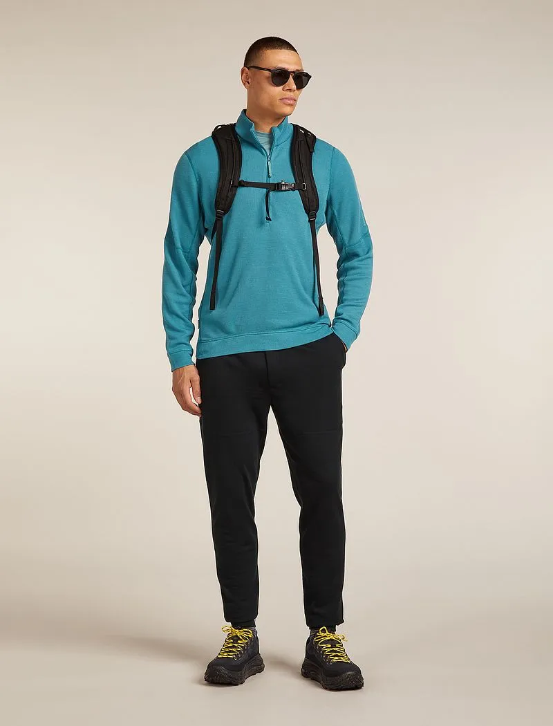 Icebreaker Merino 260 Waffle Knit Wander Long Sleeve Half Zip - Man - Topaz - Size XL sold by Icebreaker product image thumbnail 4