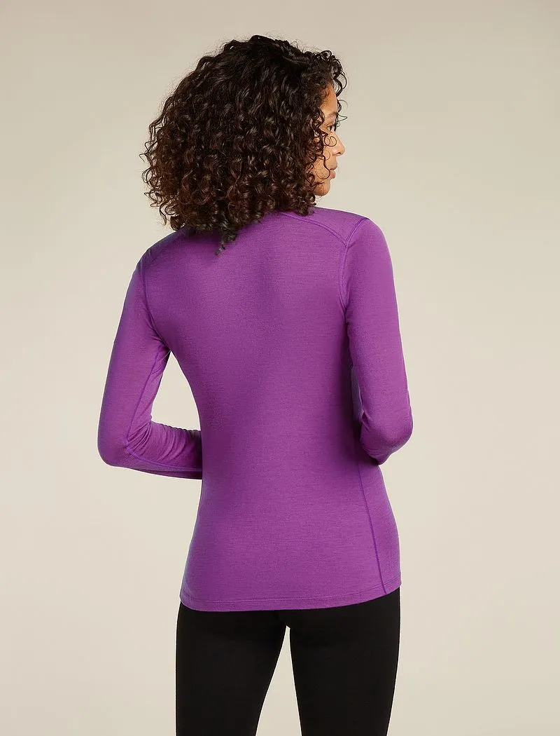 Icebreaker Merino 200 Oasis Long Sleeve Crew Thermal Top - Woman - Passion - Size M sold by Icebreaker product image thumbnail 2