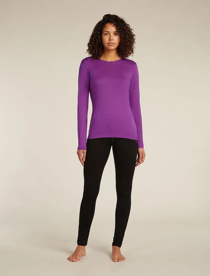 Icebreaker Merino 200 Oasis Long Sleeve Crew Thermal Top - Woman - Passion - Size M sold by Icebreaker product image thumbnail 3