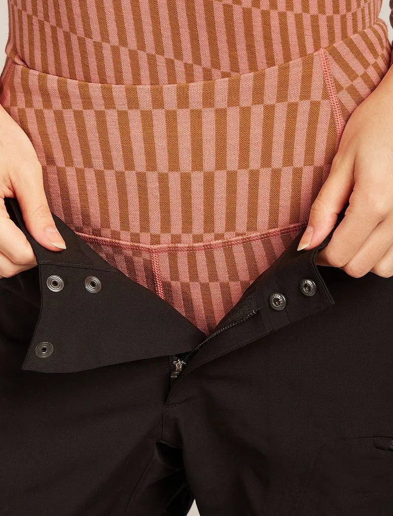 Icebreaker Merino 260 Tech Vertex High Rise Thermal Leggings Snow Grid - Woman - Trail/acid Pink - Size XS sold by Icebreaker product image thumbnail 4