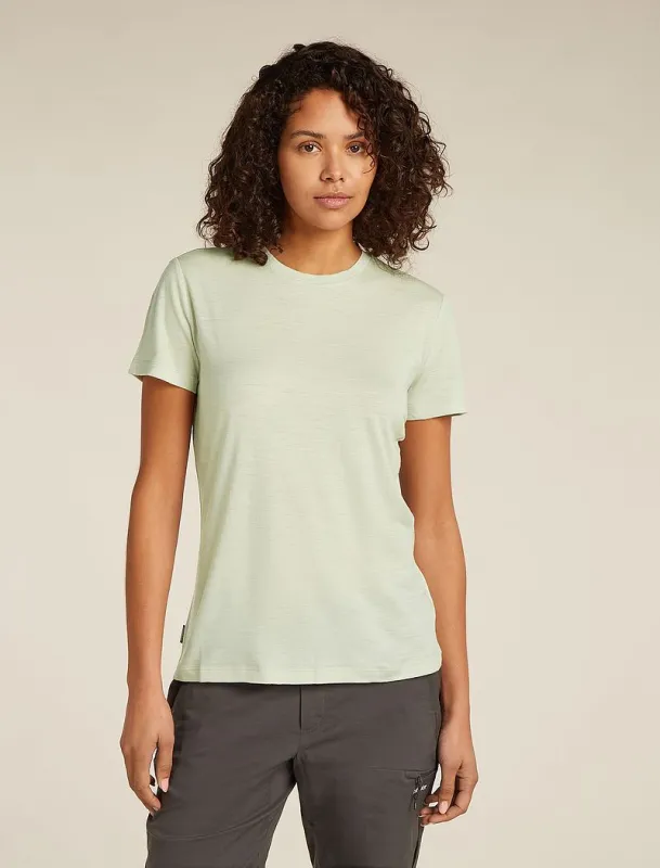Icebreaker Merino 150 Tech Lite Short Sleeve T-Shirt - Woman - Ashen - Size L sold by Icebreaker