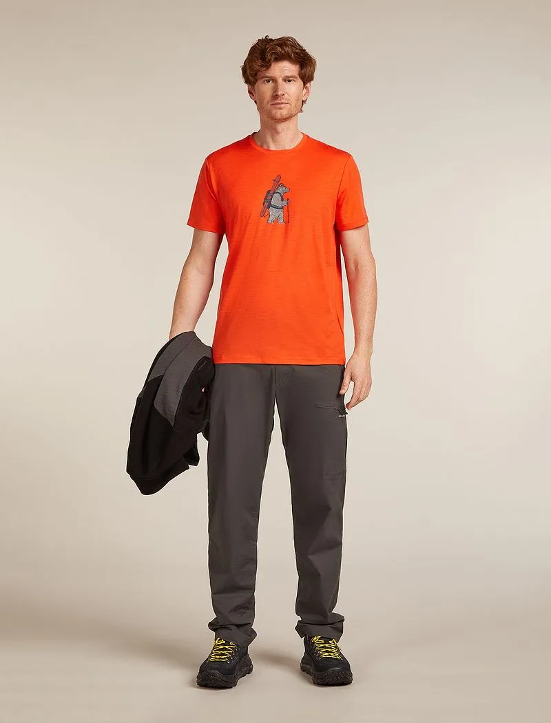 Icebreaker Merino 150 Tech Lite Short Sleeve T-Shirt Bear Tour - Man - Fervid - Size M sold by Icebreaker product image thumbnail 4