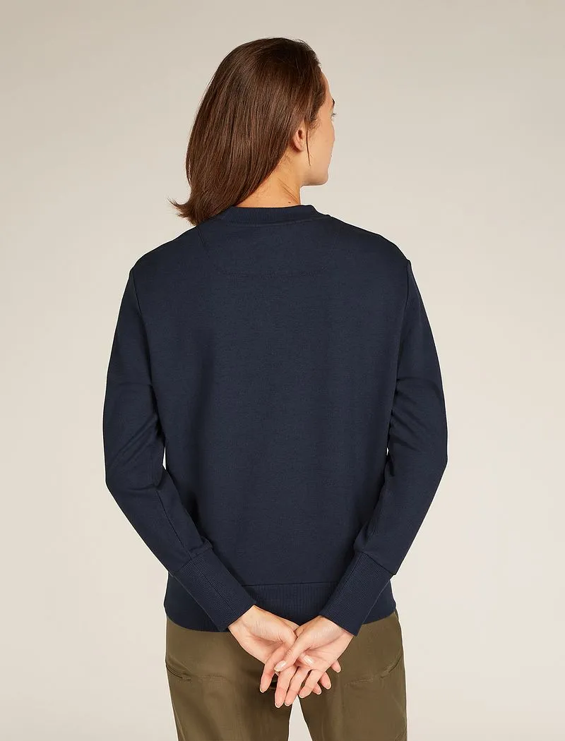 Icebreaker Central Long Sleeve Sweatshirt - Woman - Midnight Navy - Size L sold by Icebreaker product image thumbnail 2