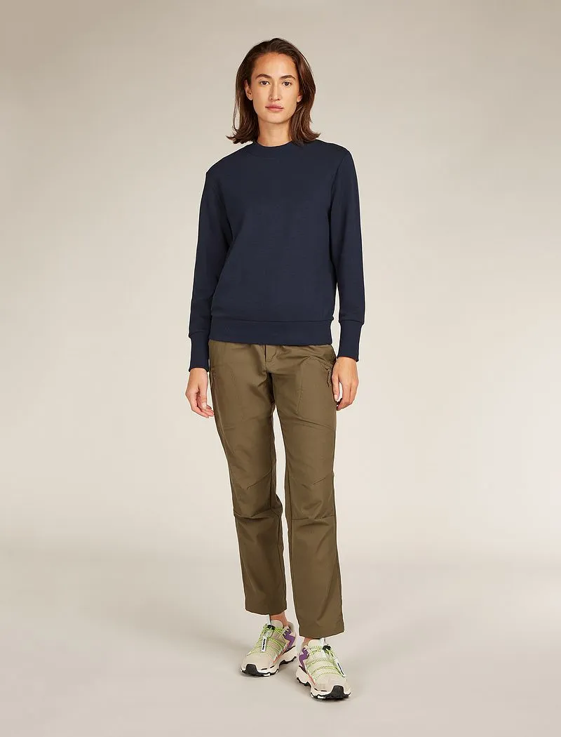 Icebreaker Central Long Sleeve Sweatshirt - Woman - Midnight Navy - Size L sold by Icebreaker product image thumbnail 3