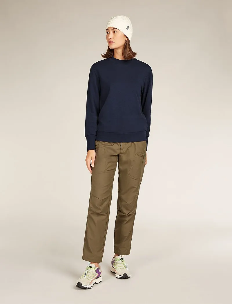 Icebreaker Central Long Sleeve Sweatshirt - Woman - Midnight Navy - Size L sold by Icebreaker product image thumbnail 4