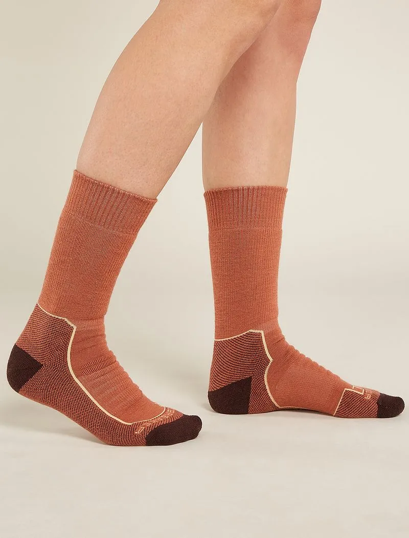 Icebreaker Merino Hike+ Heavy Crew Socks - Woman - Cedarwood/sunstone - Size L sold by Icebreaker product image thumbnail 3